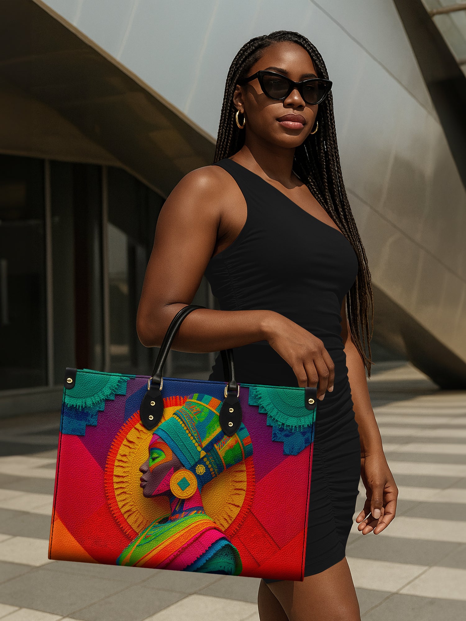 Crowned Roots Premium Leather Handbag QR0TD239