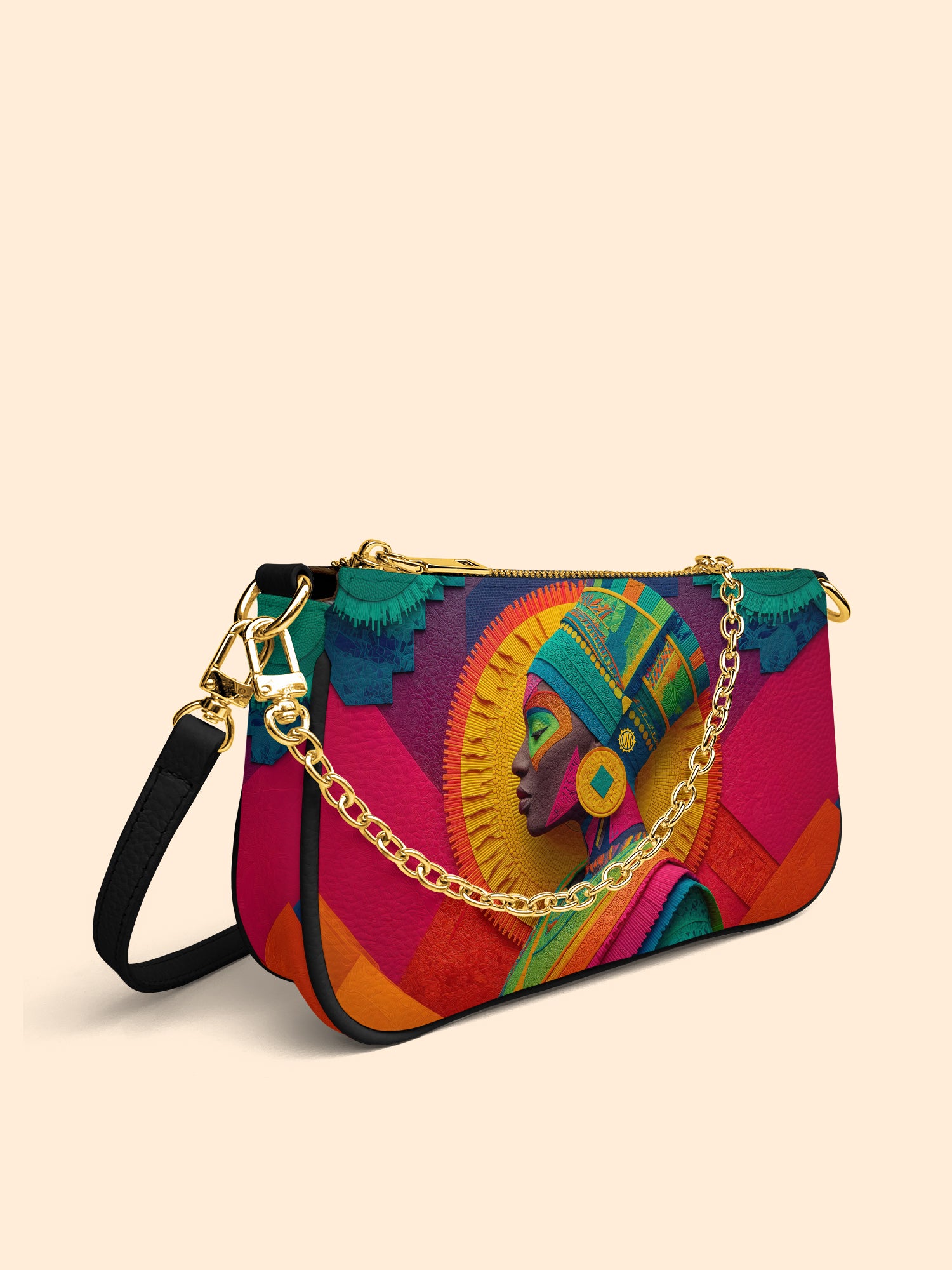 Crowned Roots Classic Zip Pochette QR0TD240