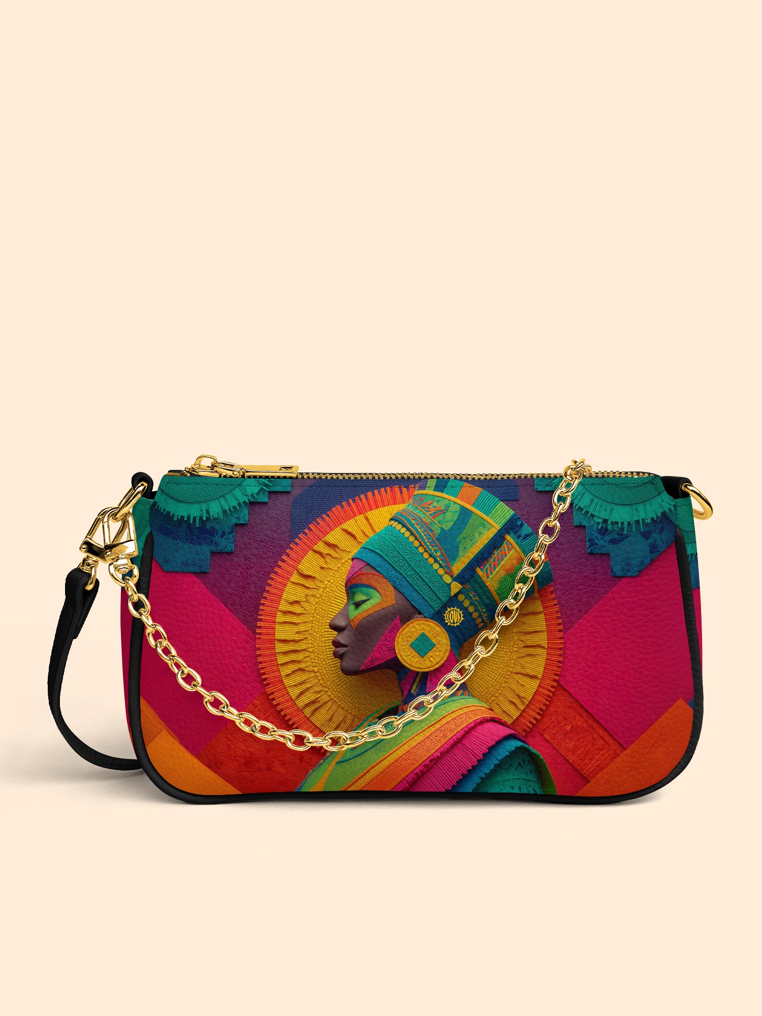 Crowned Roots Classic Zip Pochette QR0TD240