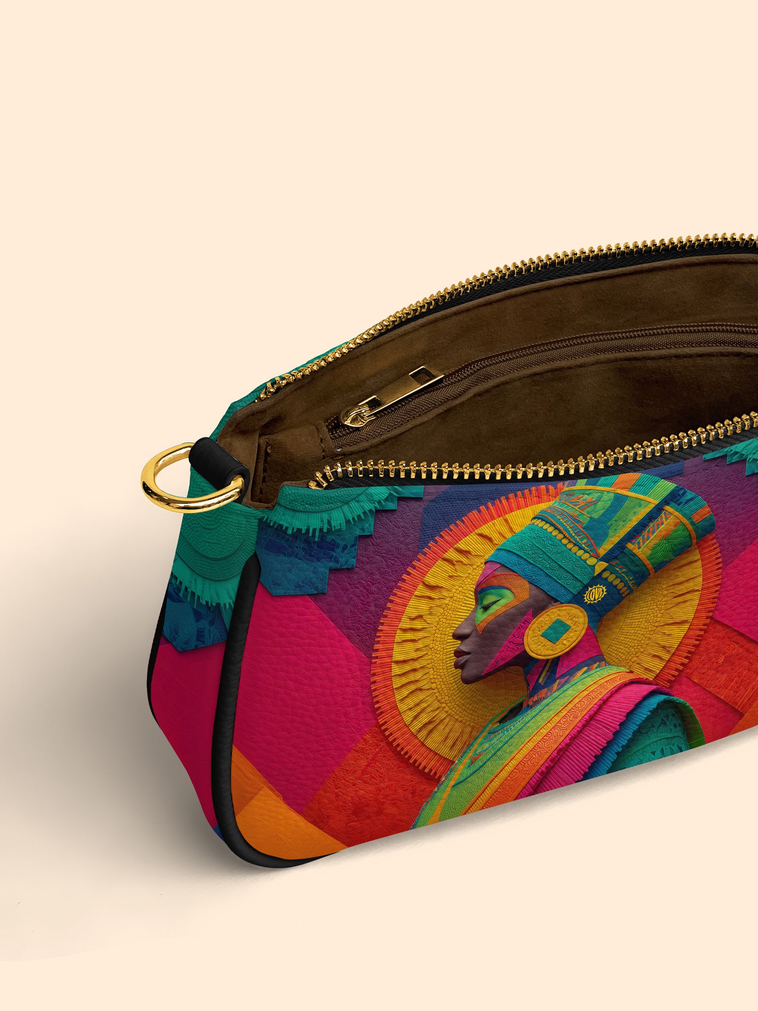 Crowned Roots Classic Zip Pochette QR0TD240