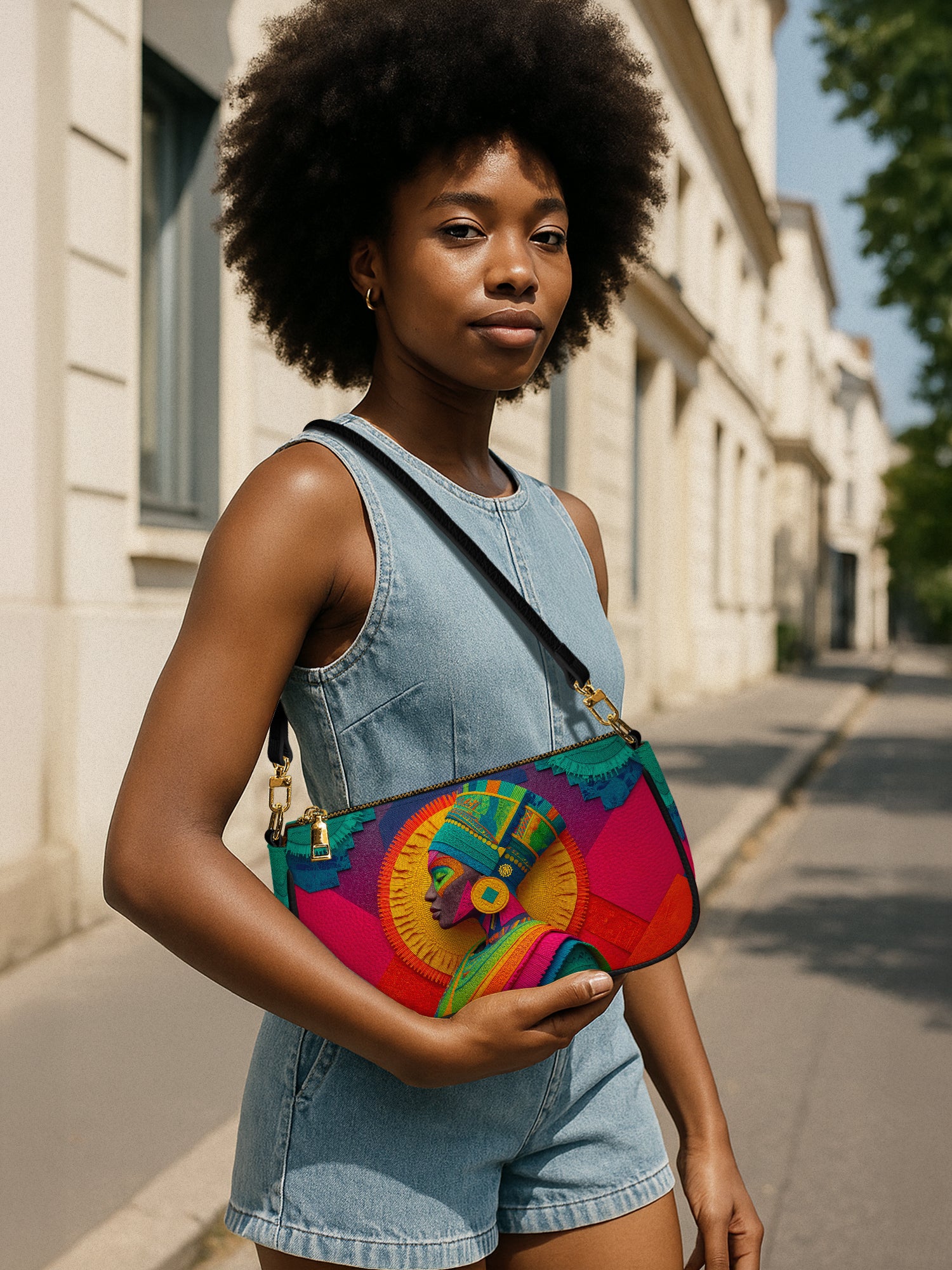 Crowned Roots Classic Zip Pochette QR0TD240