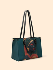 Afro Crown Premium Leather Handbag QR0TD260