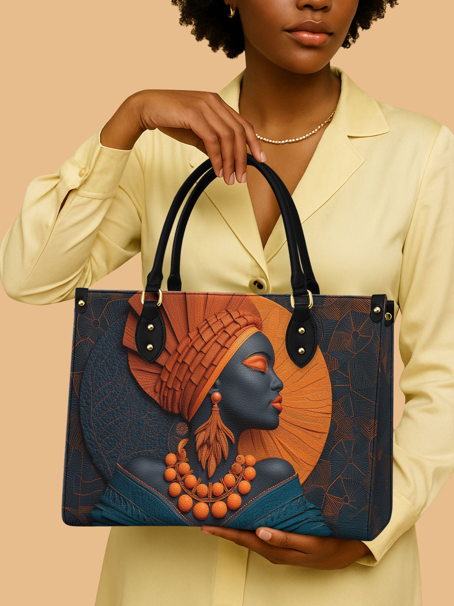 Ancestral Grace Premium Leather Handbag QR0TD257