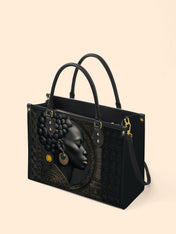 Black Essence Premium Leather Handbag QR0TD284