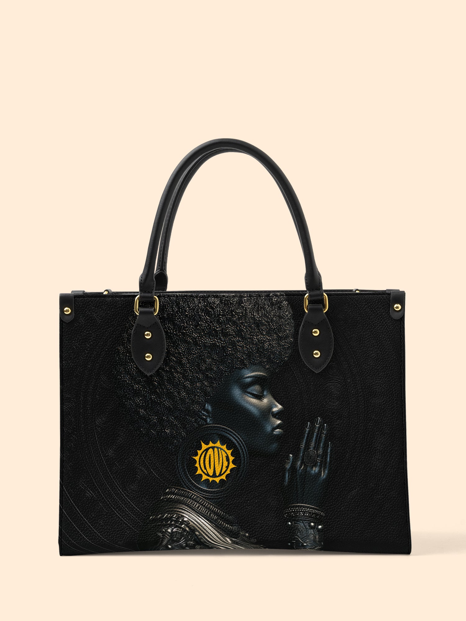 Sacred Shade Premium Leather Handbag QR0TD290