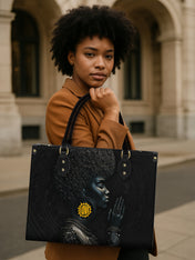 Sacred Shade Premium Leather Handbag QR0TD290