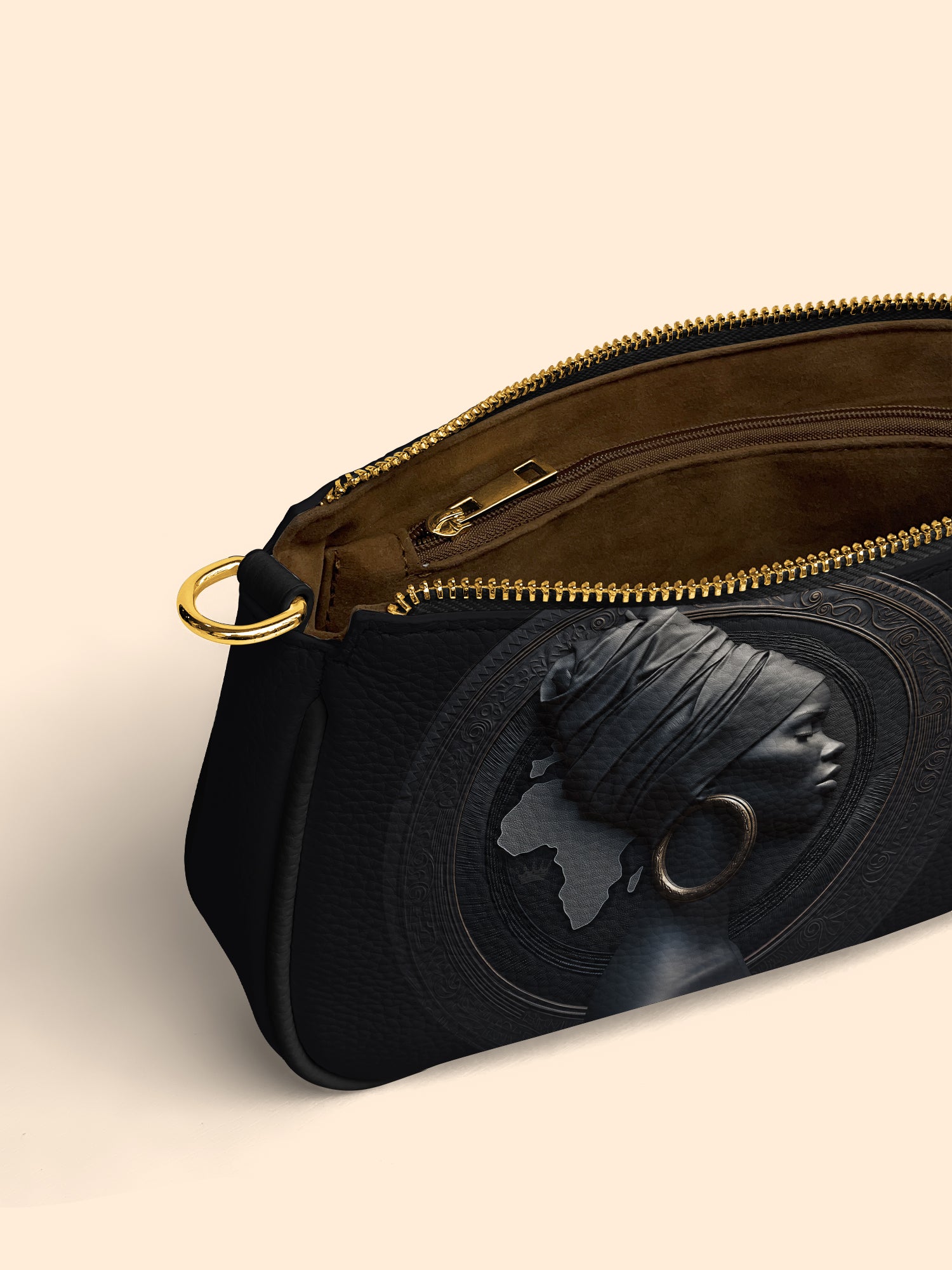 Pure Ebony Classic Zip Pochette QR0TD288