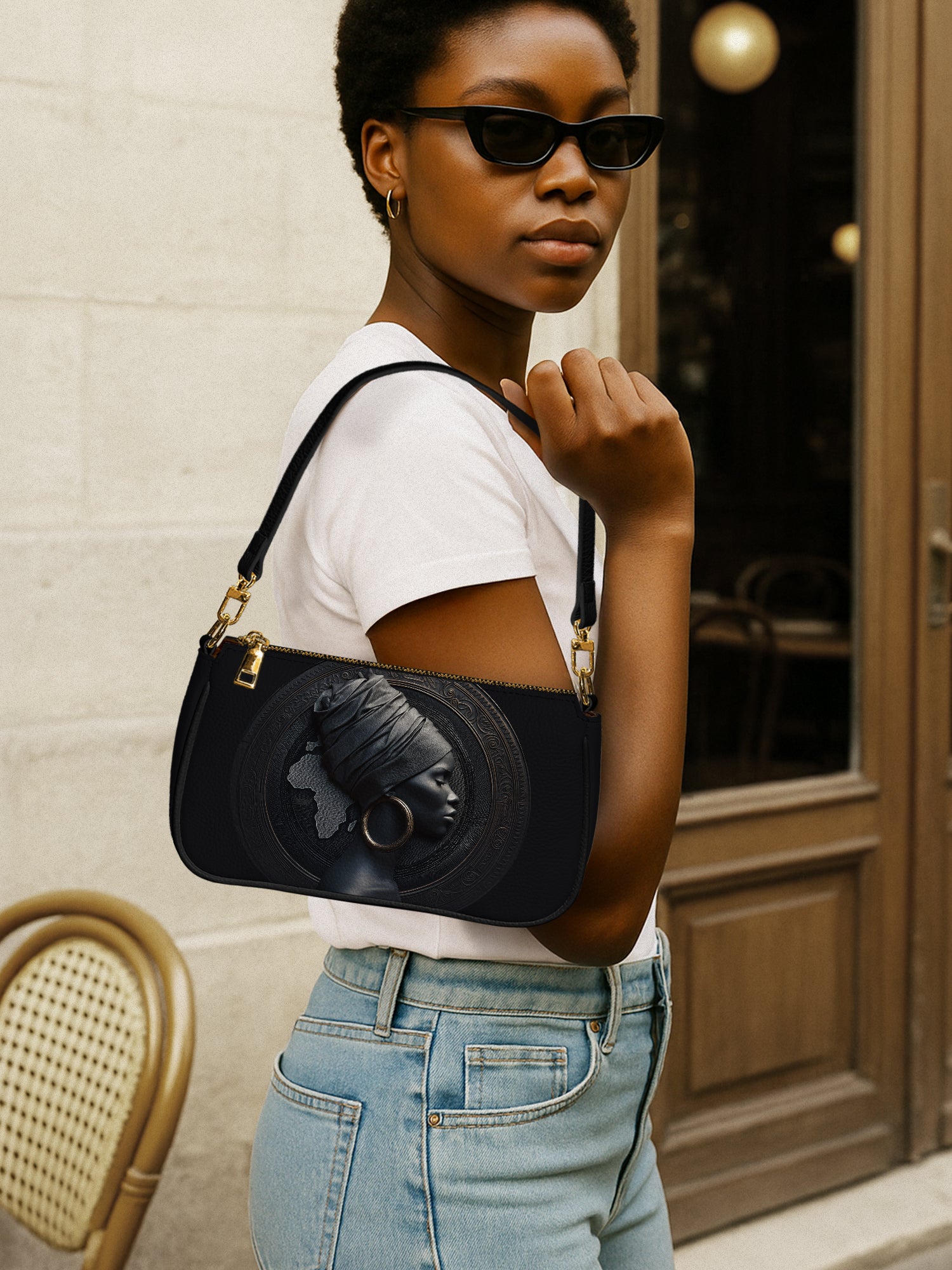 Pure Ebony Classic Zip Pochette QR0TD288