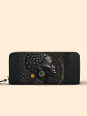 Black Essence Slimline Zippy Wallet QR0TD283