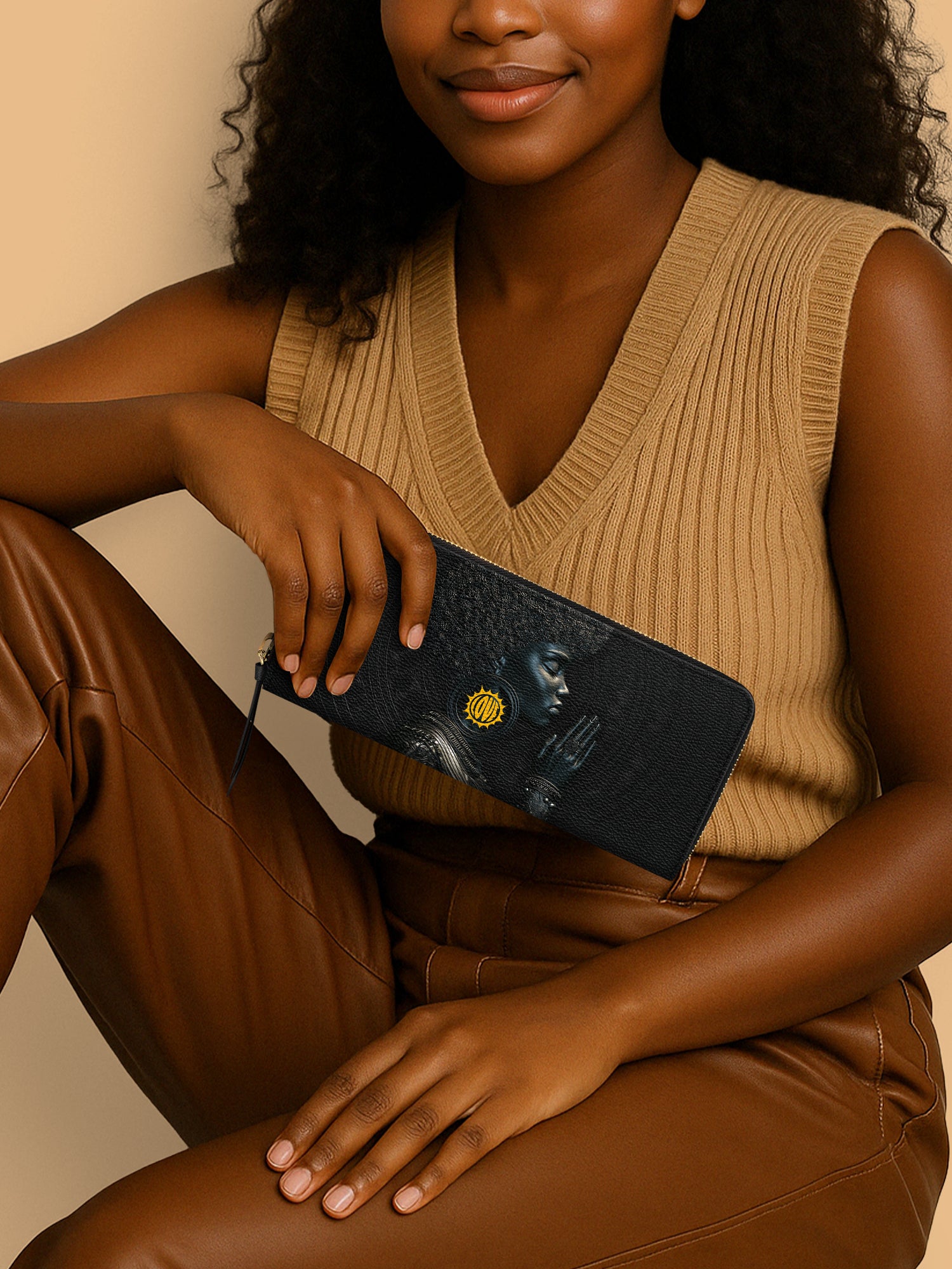 Sacred Shade Slimline Zippy Wallet QR0TD289