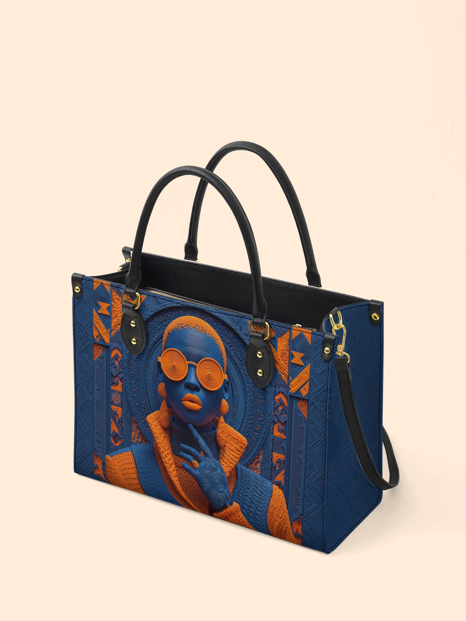 Bold Fade Premium Leather Handbag QR0TD266