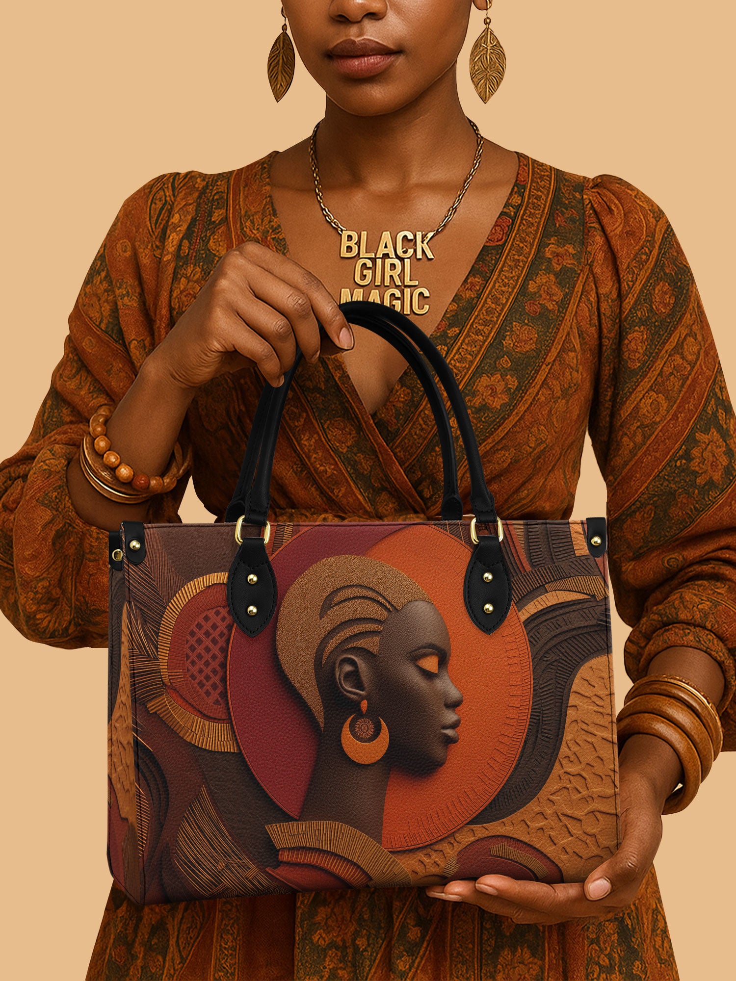 Cropped Crown Premium Leather Handbag QR0TD269