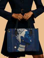 Edge Flow Premium Leather Handbag QR0TD272
