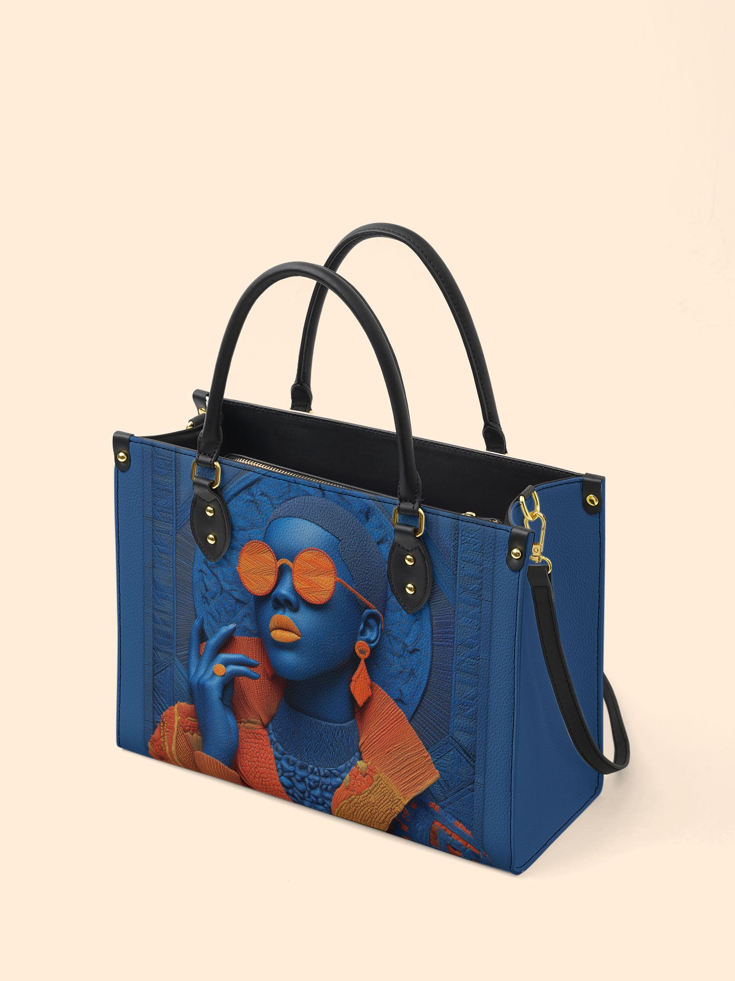 Sharp Aura Premium Leather Handbag QR0TD275