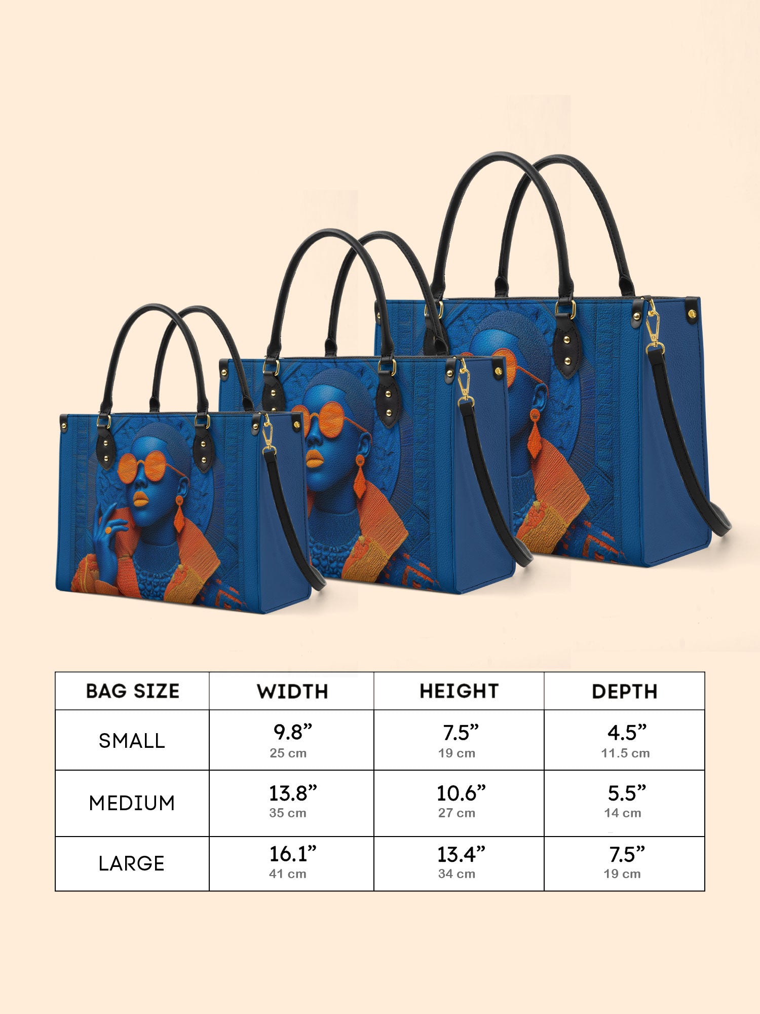 Sharp Aura Premium Leather Handbag QR0TD275