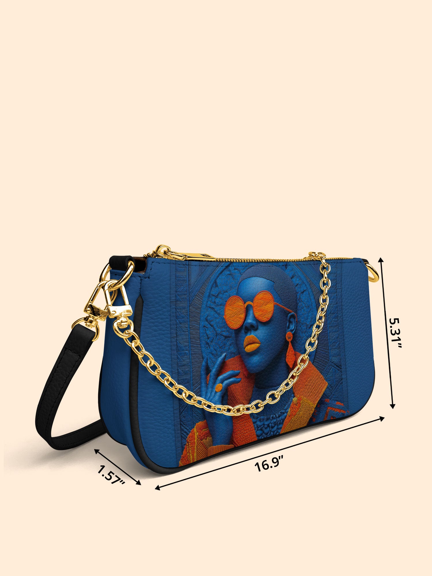 Sharp Aura Classic Zip Pochette QR0TD276