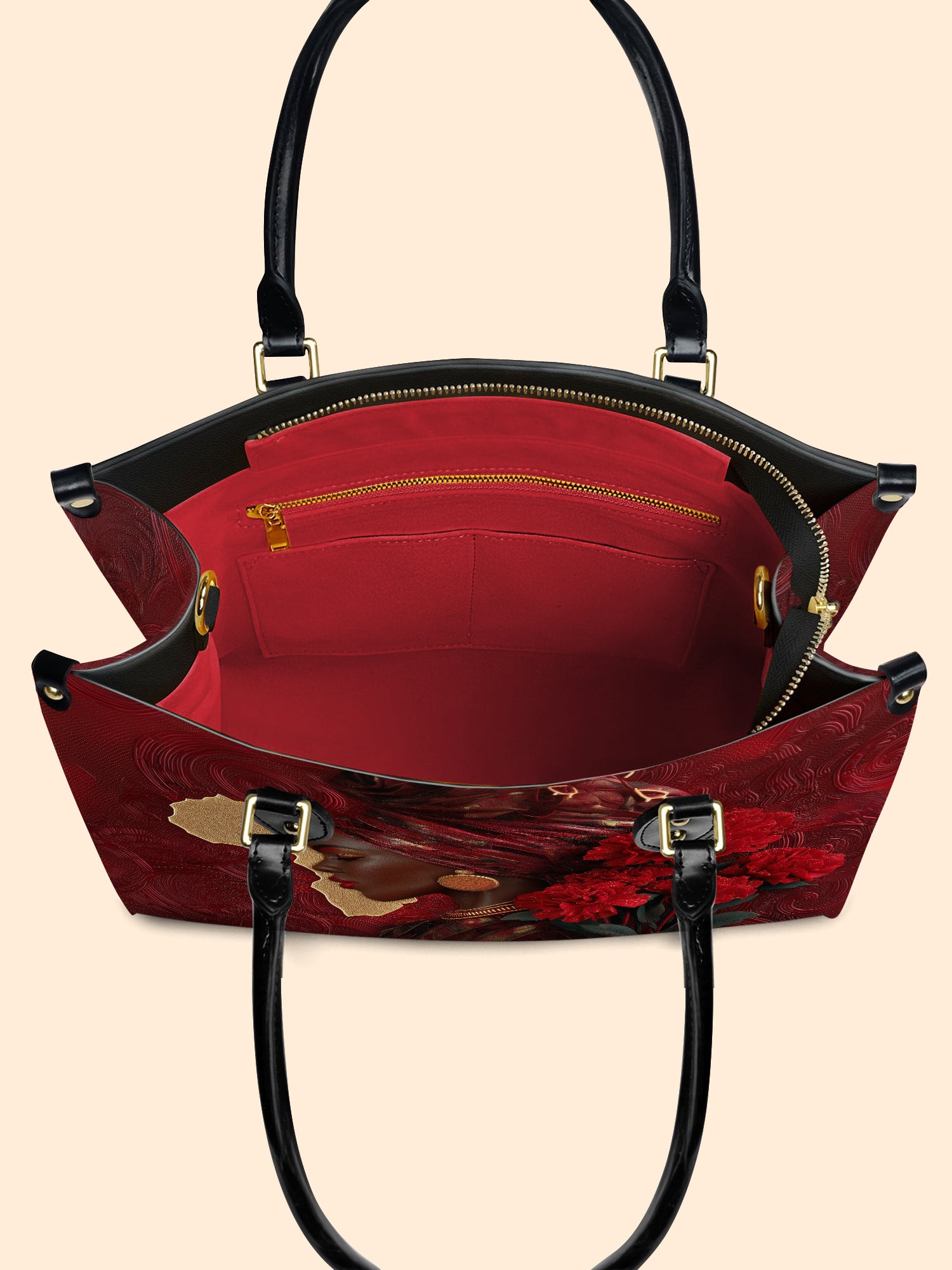 African Blaze Premium Leather Handbag QR0XD537