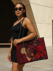 African Blaze Premium Leather Handbag QR0XD537