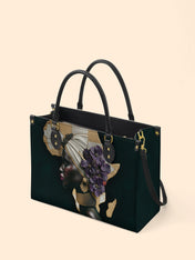 African Bloom Premium Leather Handbag QR0XD535