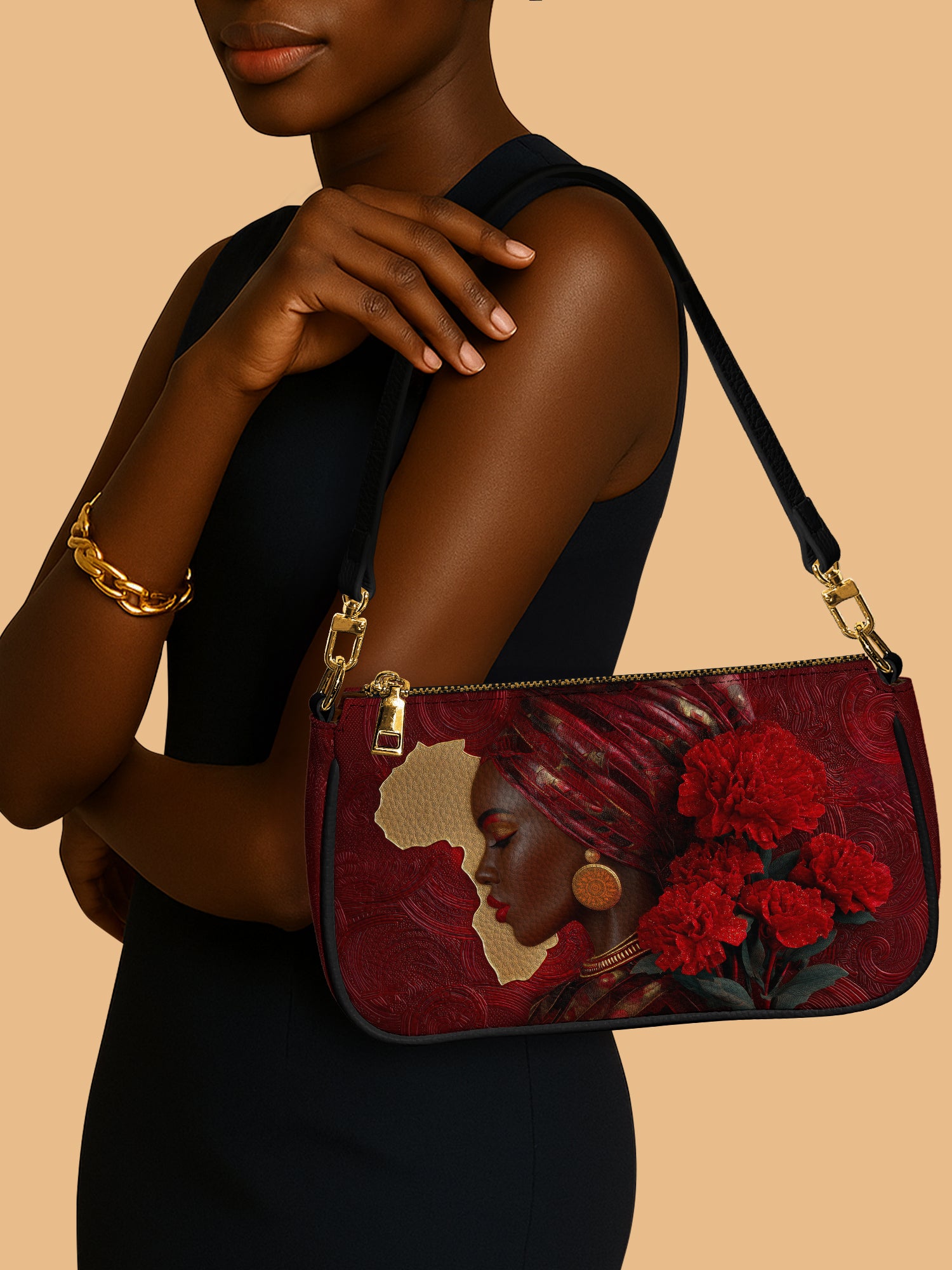 African Blaze Classic Zip Pochette QR0XD547