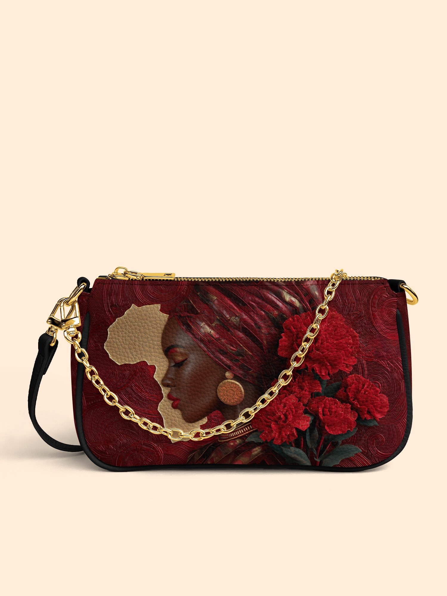 African Blaze Classic Zip Pochette QR0XD547