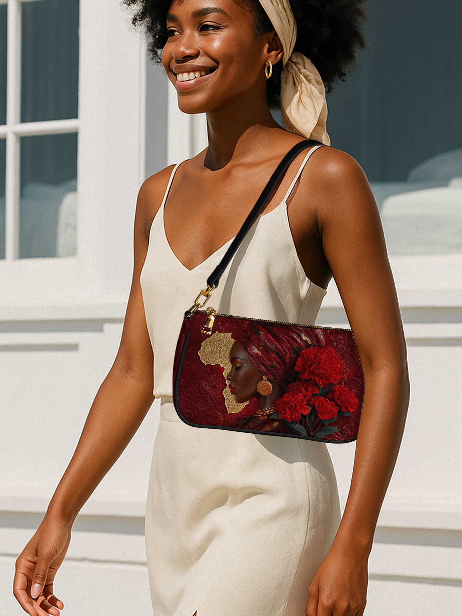 African Blaze Classic Zip Pochette QR0XD547