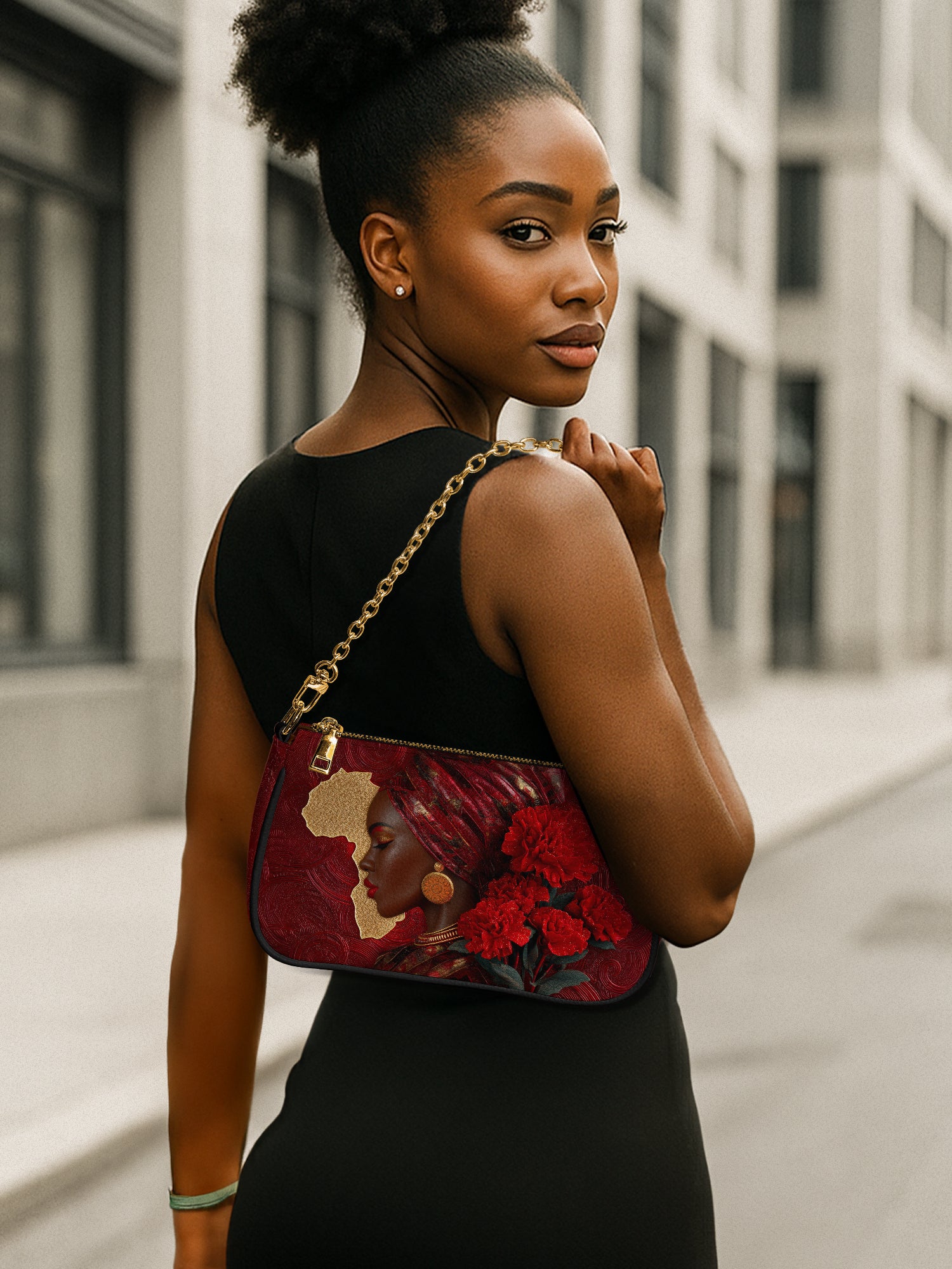 African Blaze Classic Zip Pochette QR0XD547