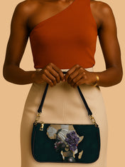 African Bloom Classic Zip Pochette QR0XD545