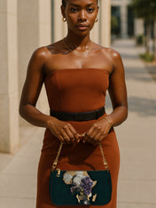 African Bloom Classic Zip Pochette QR0XD545