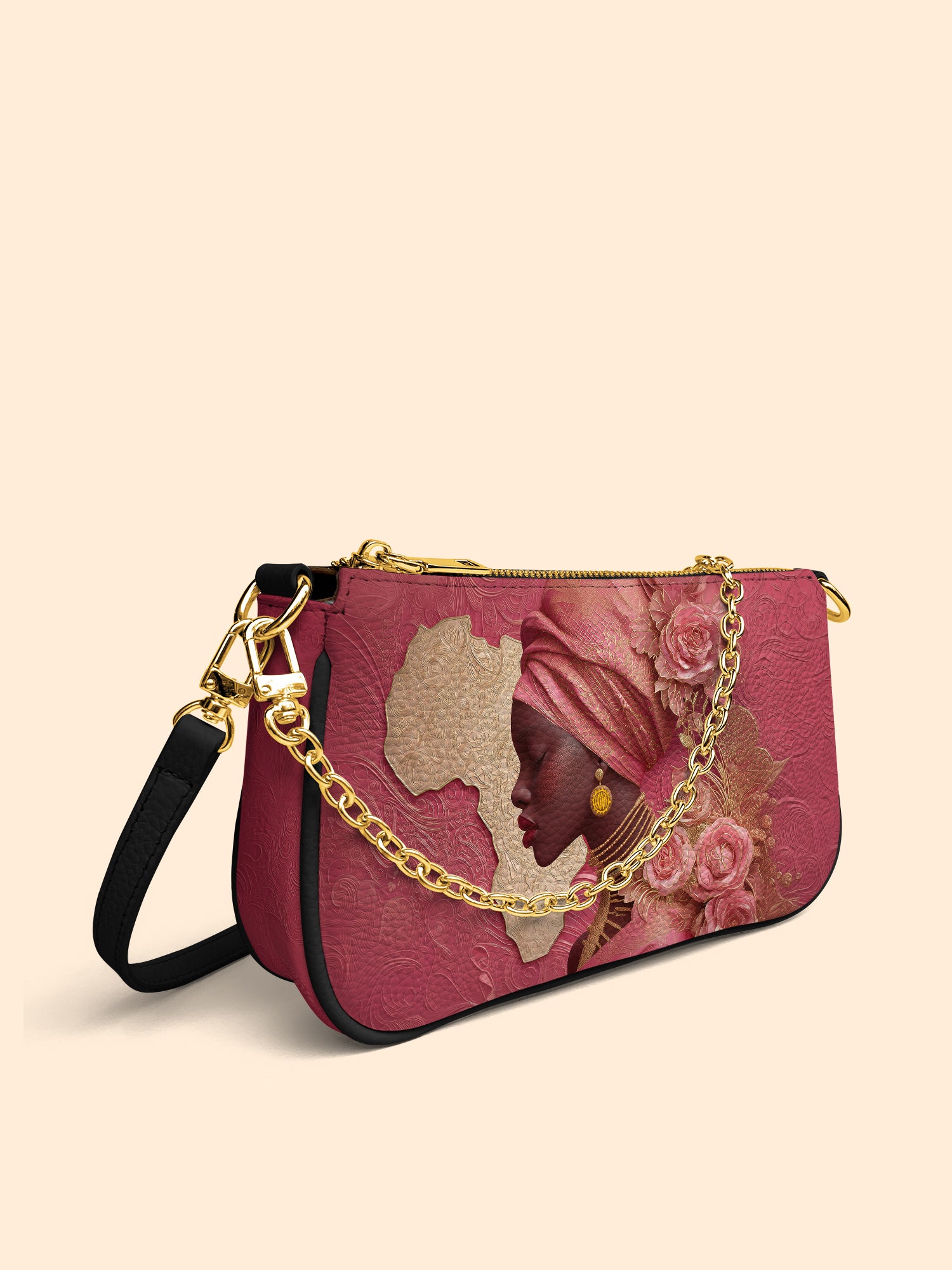 African Blossom Classic Zip Pochette QR0XD548