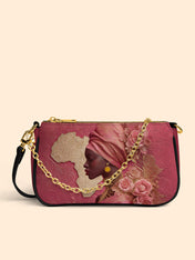 African Blossom Classic Zip Pochette QR0XD548