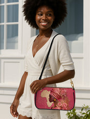 African Blossom Classic Zip Pochette QR0XD548