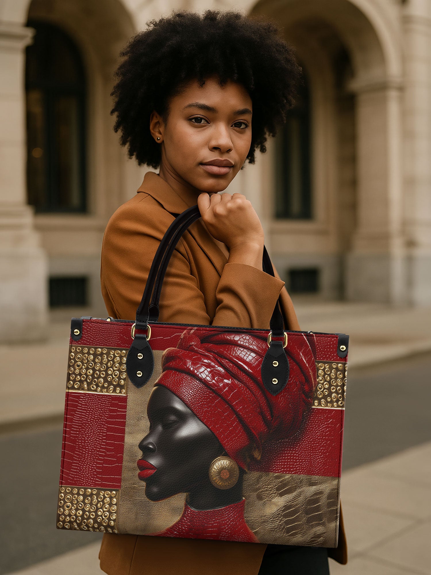 Aurum Essence Premium Leather Handbag QR0XD559