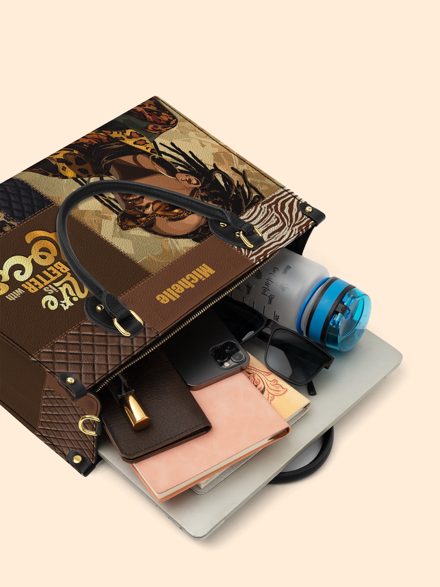 Better With Locs Premium Leather Handbag