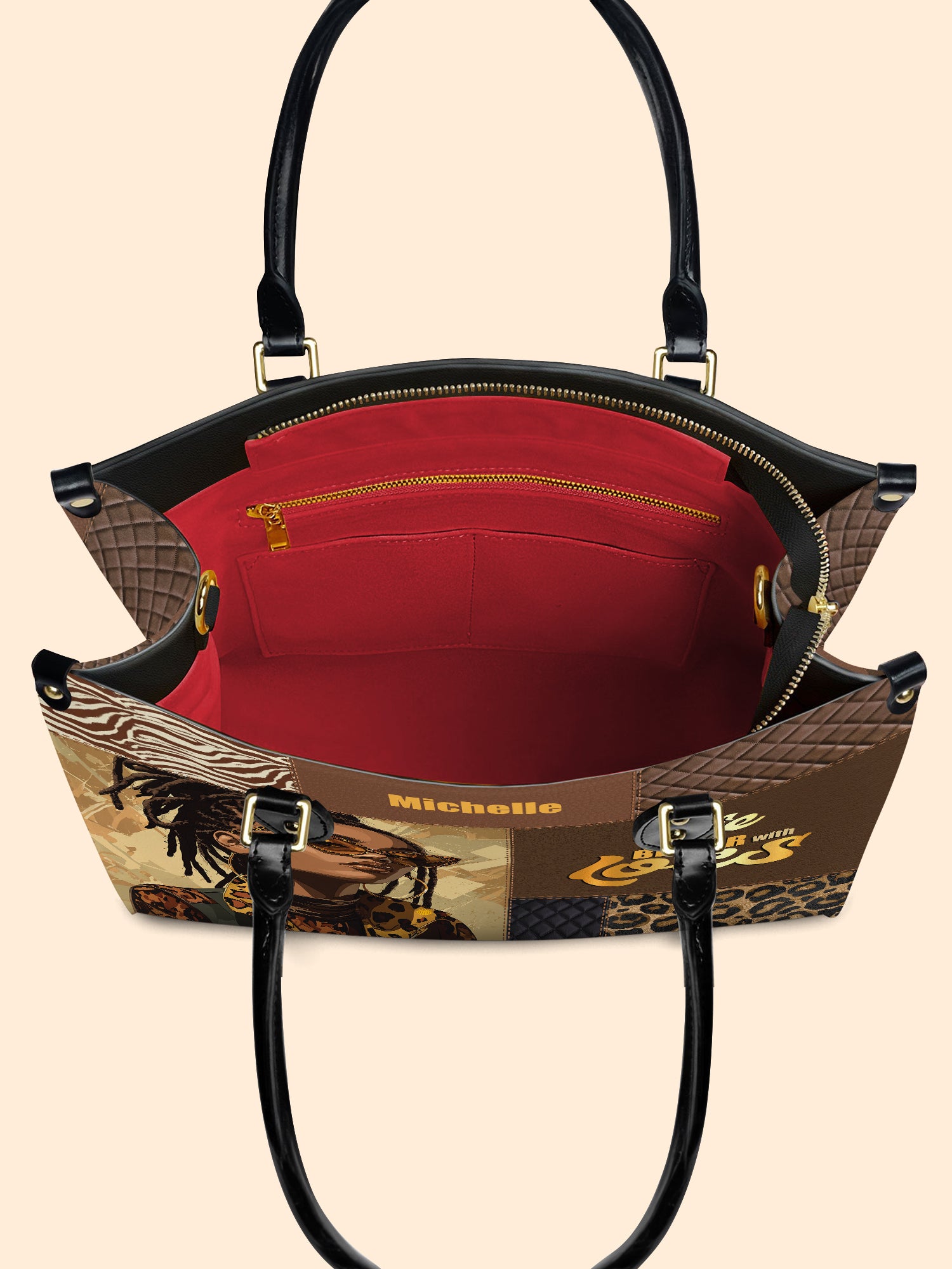 Better With Locs Premium Leather Handbag