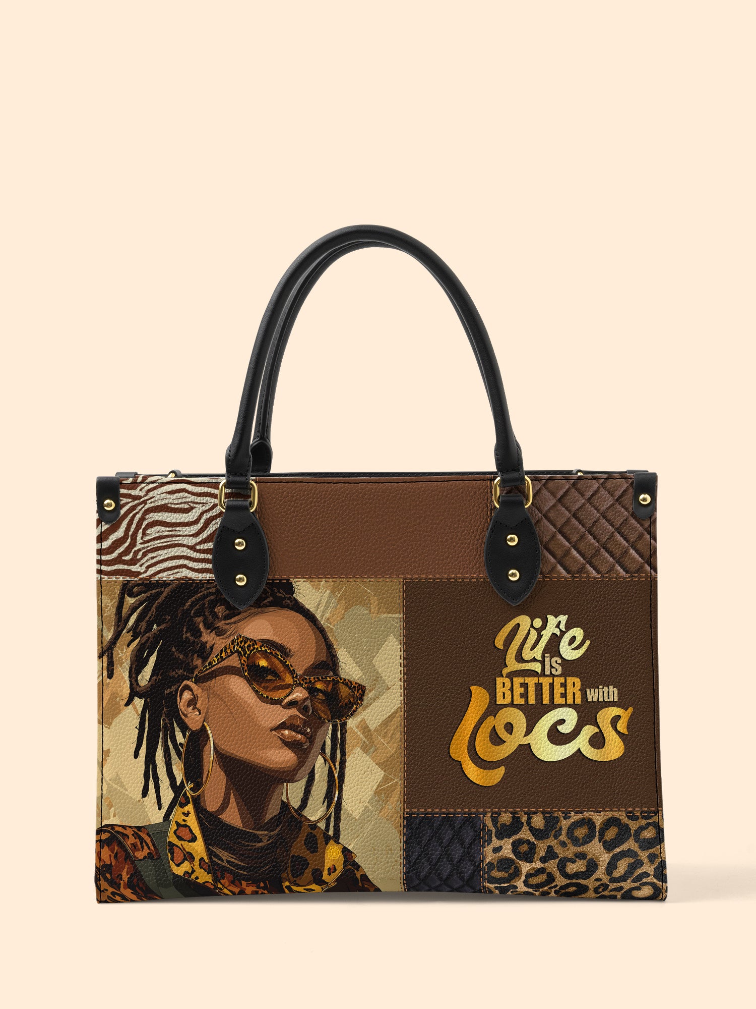 Better With Locs Premium Leather Handbag