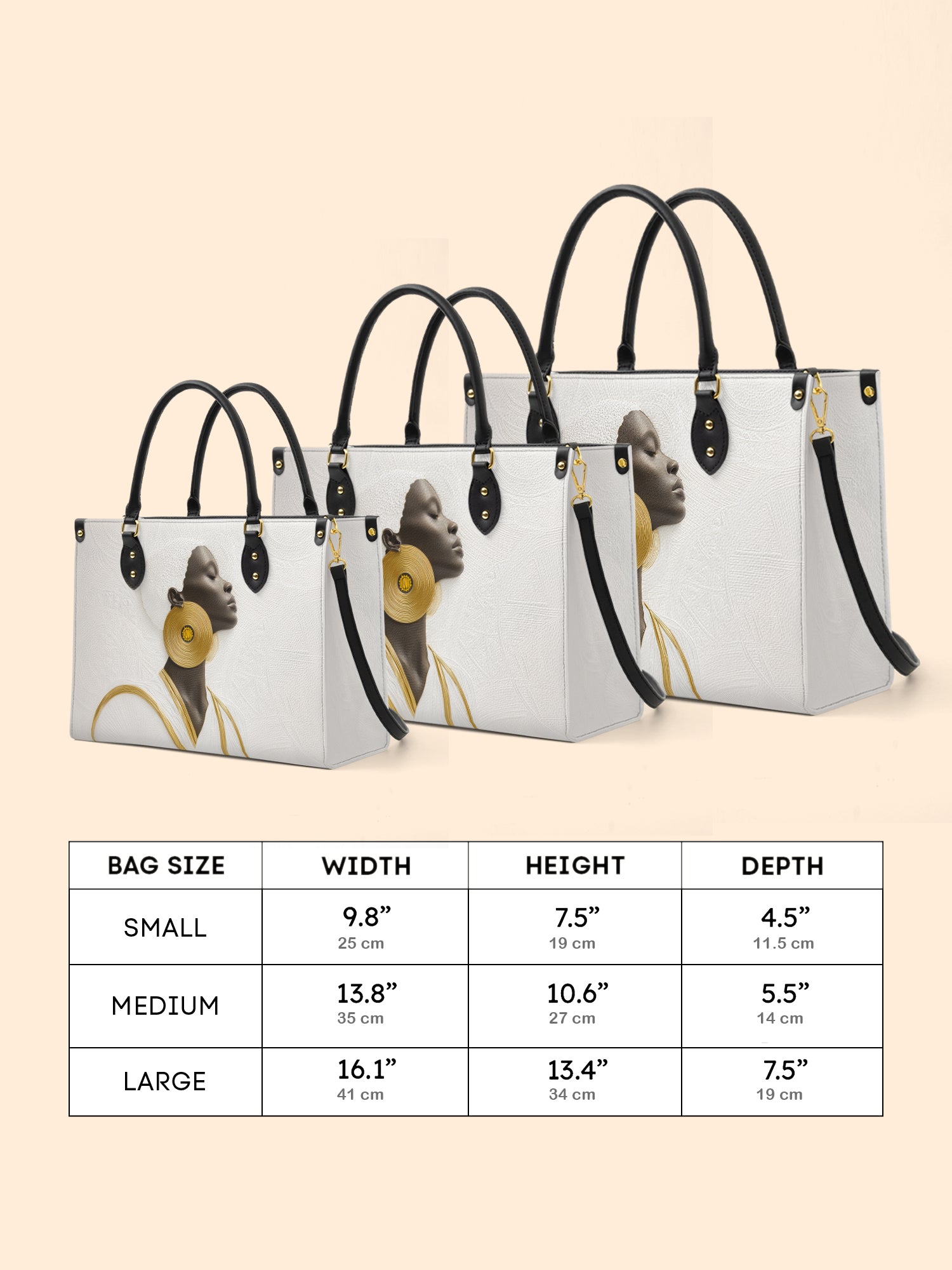 Fade Contrast Premium Leather Handbag QR0TD328