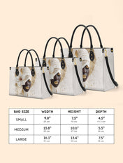 Ivory Bloom Premium Leather Handbag QR0TD322
