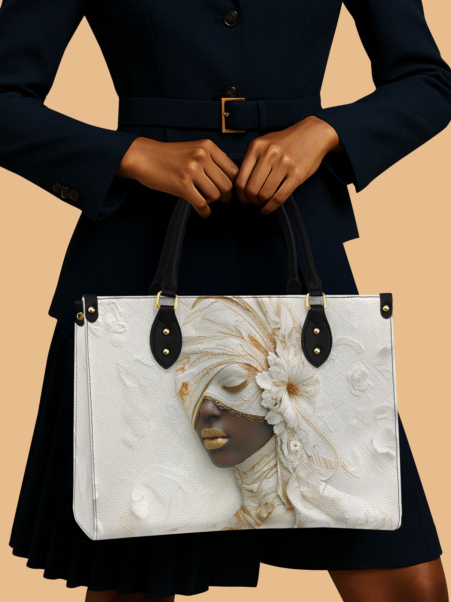 Pure Crown Premium Leather Handbag QR0TD325