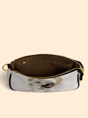 Ivory Bloom Classic Zip Pochette QR0TD324