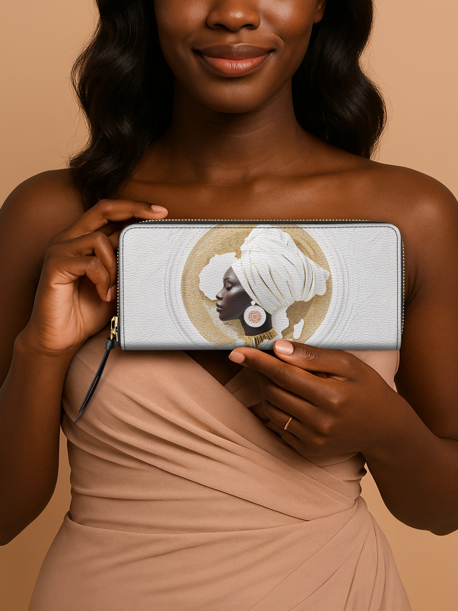 Motherland White Slimline Zippy Wallet QR0TD332