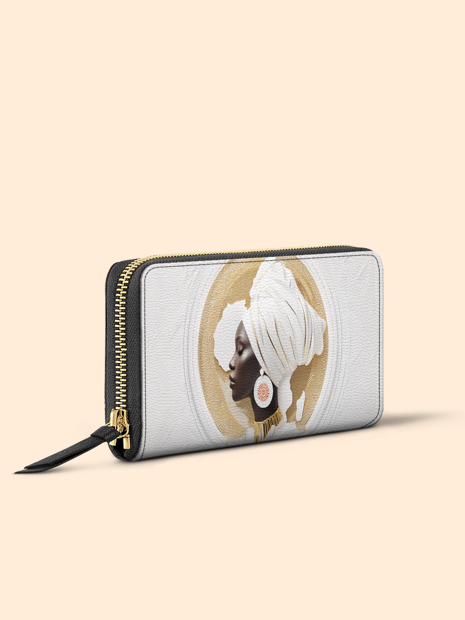 Motherland White Slimline Zippy Wallet QR0TD332