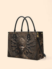 Alkebulan Arts Premium Leather Handbag QR0XD608