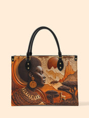 Ancestral Oak Premium Leather Handbag QR0TD337