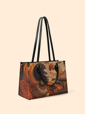 Ancestral Oak Premium Leather Handbag QR0TD337