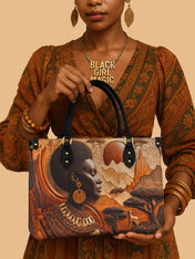 Ancestral Oak Premium Leather Handbag QR0TD337