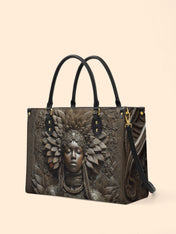 Bronze Birthright Premium Leather Handbag QR0XD610