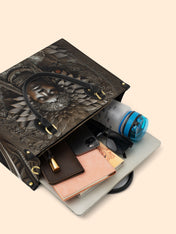 Bronze Birthright Premium Leather Handbag QR0XD610