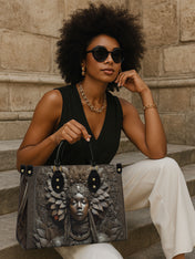 Bronze Birthright Premium Leather Handbag QR0XD610