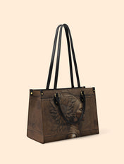 Gilded Genesis Premium Leather Handbag QR0XD613